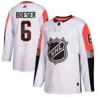 Adidas Vancouver Canucks #6 Brock Boeser White 2018 All-Star Pacific Division Authentic Youth Stitched NHL Jersey