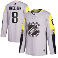 Adidas Washington Capitals #8 Alex Ovechkin Gray 2018 All-Star Metro Division Authentic Stitched Youth NHL Jersey