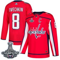 Adidas Washington Capitals #8 Alex Ovechkin Red Home Authentic Stanley Cup Final Champions Stitched Youth NHL Jersey