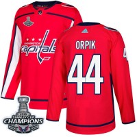 Adidas Washington Capitals #44 Brooks Orpik Red Home Authentic Stanley Cup Final Champions Stitched Youth NHL Jersey
