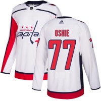 Adidas Washington Capitals #77 T.J. Oshie White Road Authentic Stitched Youth NHL Jersey