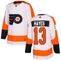 Adidas Philadelphia Flyers #13 Kevin Hayes White Road Authentic Stitched Youth NHL Jersey