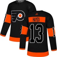 Adidas Philadelphia Flyers #13 Kevin Hayes Black Alternate Authentic Stitched Youth NHL Jersey