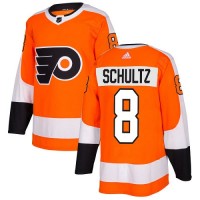 Adidas Philadelphia Flyers #8 Dave Schultz Orange Home Authentic Stitched Youth NHL Jersey