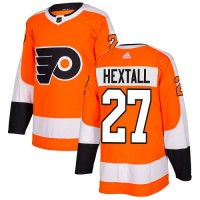 Adidas Philadelphia Flyers #27 Ron Hextall Orange Home Authentic Stitched Youth NHL Jersey