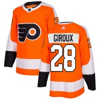 Adidas Philadelphia Flyers #28 Claude Giroux Orange Home Authentic Stitched Youth NHL Jersey