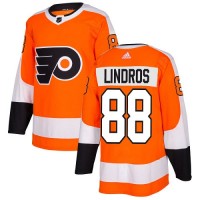 Adidas Philadelphia Flyers #88 Eric Lindros Orange Home Authentic Stitched Youth NHL Jersey