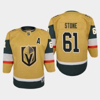 Vegas Vegas Golden Knights #61 Mark Stone Youth 2020-21 Player Alternate Stitched NHL Jersey Gold