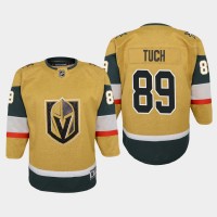 Vegas Vegas Golden Knights #89 Alex Tuch Youth 2020-21 Player Alternate Stitched NHL Jersey Gold