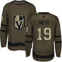 Adidas Vegas Golden Knights #19 Reilly Smith Green Salute to Service Stitched Youth NHL Jersey