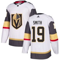 Adidas Vegas Golden Knights #19 Reilly Smith White Road Authentic Stitched Youth NHL Jersey