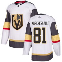 Adidas Vegas Golden Knights #81 Jonathan Marchessault White Road Authentic Stitched Youth NHL Jersey