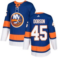 Adidas New York Islanders #45 Noah Dobson Royal Blue Home Authentic Stitched Youth NHL Jersey
