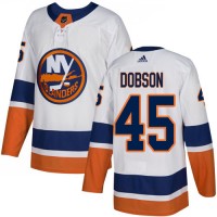 Adidas New York Islanders #45 Noah Dobson White Road Authentic Stitched Youth NHL Jersey