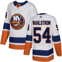 Adidas New York Islanders #54 Oliver Wahlstrom White Road Authentic Stitched Youth NHL Jersey