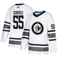 Adidas Winnipeg Jets #55 Mark Scheifele White Authentic 2019 All-Star Stitched Youth NHL Jersey