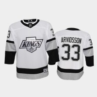 Adidas Los Angeles Kings #33 Viktor Arvidsson Youth 2021-22 Alternate Game NHL Jersey - White