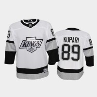 Adidas Los Angeles Kings #89 Rasmus Kupari Youth 2021-22 Alternate Game NHL Jersey - White