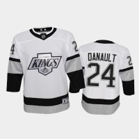 Adidas Los Angeles Kings #24 Phillip Danault Youth 2021-22 Alternate Game NHL Jersey - White