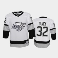 Adidas Los Angeles Kings #32 Jonathan Quick Youth 2021-22 Alternate Game NHL Jersey - White