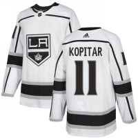Adidas Los Angeles Kings #11 Anze Kopitar White Road Authentic Stitched Youth NHL Jersey