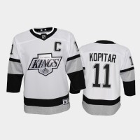 Adidas Los Angeles Kings #11 Anze Kopitar Youth 2021-22 Alternate Game NHL Jersey - White
