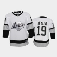 Adidas Los Angeles Kings #19 Alex Iafallo Youth 2021-22 Alternate Game NHL Jersey - White