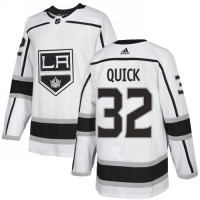 Adidas Los Angeles Kings #32 Jonathan Quick White Road Authentic Stitched Youth NHL Jersey
