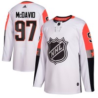Adidas Edmonton Oilers #97 Connor McDavid White 2018 All-Star Pacific Division Authentic Stitched Youth NHL Jersey
