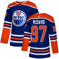 Adidas Edmonton Oilers #97 Connor McDavid Royal Alternate Authentic Stitched Youth NHL Jersey