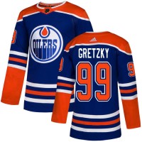 Adidas Edmonton Oilers #99 Wayne Gretzky Royal Alternate Authentic Stitched Youth NHL Jersey