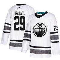 Adidas Edmonton Oilers #29 Leon Draisaitl White Authentic 2019 All-Star Stitched Youth NHL Jersey