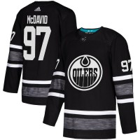 Adidas Edmonton Oilers #97 Connor McDavid Black Authentic 2019 All-Star Stitched Youth NHL Jersey