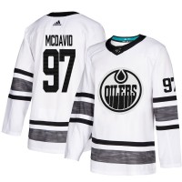 Adidas Edmonton Oilers #97 Connor McDavid White Authentic 2019 All-Star Stitched Youth NHL Jersey