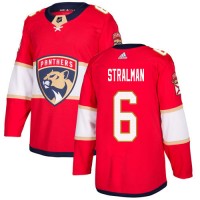 Adidas Florida Panthers #6 Anton Stralman Red Home Authentic Stitched Youth NHL Jersey