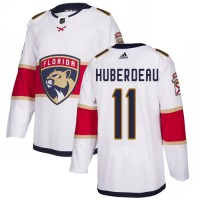 Adidas Florida Panthers #11 Jonathan Huberdeau White Road Authentic Stitched Youth NHL Jersey