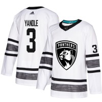 Adidas Florida Panthers #3 Keith Yandle White Authentic 2019 All-Star Stitched Youth NHL Jersey