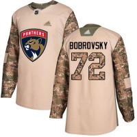 Adidas Florida Panthers #72 Sergei Bobrovsky Camo Authentic 2017 Veterans Day Stitched Youth NHL Jersey