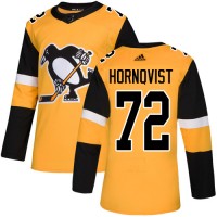Adidas Pittsburgh Penguins #72 Patric Hornqvist Gold Alternate Authentic Stitched Youth NHL Jersey