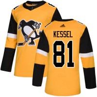 Adidas Pittsburgh Penguins #81 Phil Kessel Gold Alternate Authentic Stitched Youth NHL Jersey