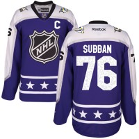 Nashville Predators #76 P.K Subban Purple 2017 All-Star Central Division Stitched Youth NHL Jersey