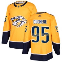 Adidas Nashville Predators #95 Matt Duchene Yellow Home Authentic Stitched Youth NHL Jersey