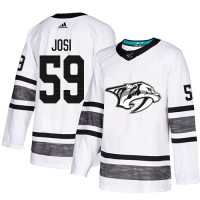 Adidas Nashville Predators #59 Roman Josi White Authentic 2019 All-Star Stitched Youth NHL Jersey