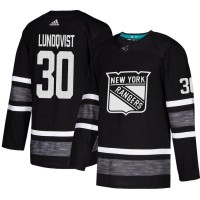 Adidas New York Rangers #30 Henrik Lundqvist Black Authentic 2019 All-Star Stitched Youth NHL Jersey