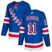 Adidas New York Rangers #11 Mark Messier Royal Blue Home Authentic Stitched Youth NHL Jersey