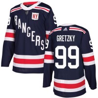Adidas New York Rangers #99 Wayne Gretzky Navy Blue Authentic 2018 Winter Classic Stitched Youth NHL Jersey