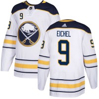 Adidas Buffalo Sabres #9 Jack Eichel White Road Authentic Youth Stitched NHL Jersey