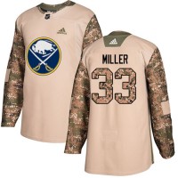 Adidas Buffalo Sabres #33 Colin Miller Camo Authentic 2017 Veterans Day Stitched Youth NHL Jersey