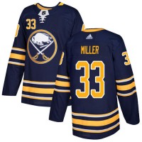 Adidas Buffalo Sabres #33 Colin Miller Navy Blue Home Authentic Stitched Youth NHL Jersey