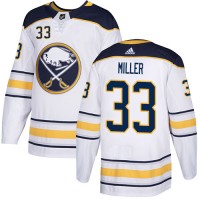 Adidas Buffalo Sabres #33 Colin Miller White Road Authentic Stitched Youth NHL Jersey